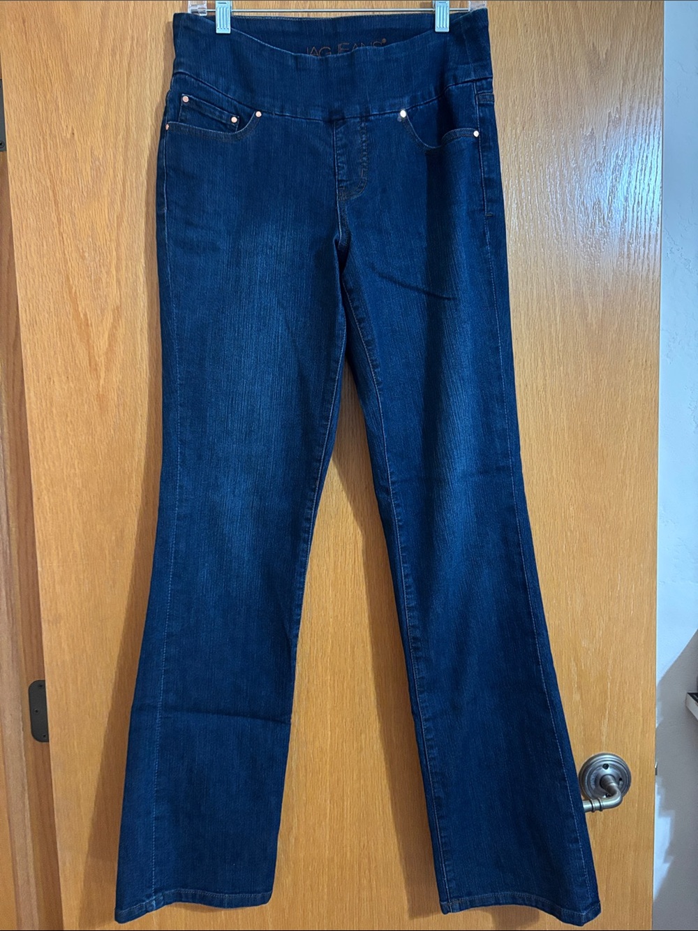 Jag Jeans Dark Blue Flare Wide Leg Jeans